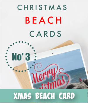 thumbnail image link to site page on christmas beach themed card craft ideas