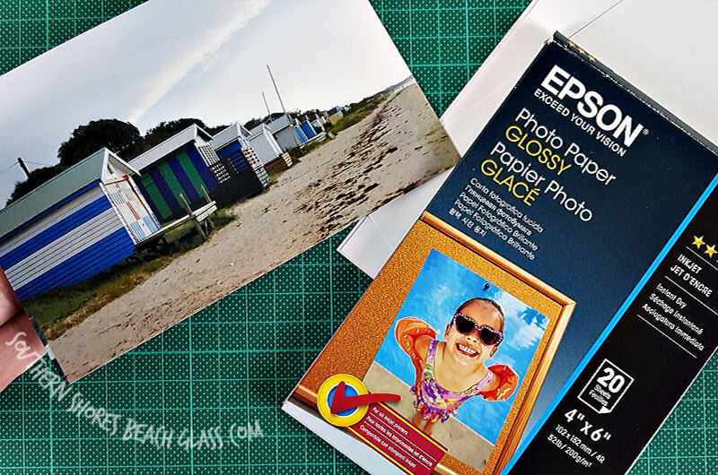 materials used to make the beach card image