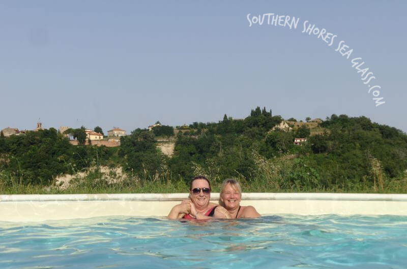 cath and maz in italy 2014
