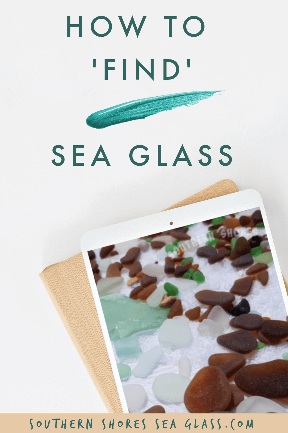how to find sea glass pinterest pin