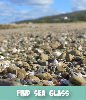 thumbnail image links to site page on how to find sea glass
