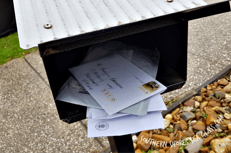 mail in the letterbox