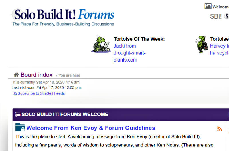 solo build it forum format